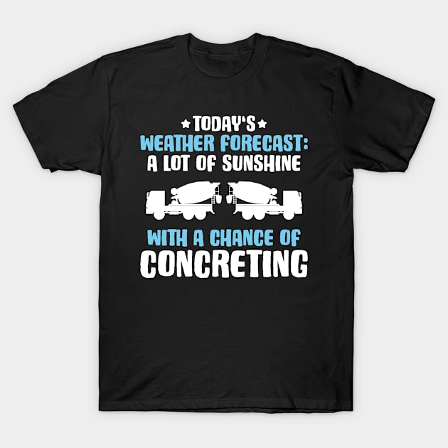 Concrete Worker Concreter Concrete Builder T-Shirt by Krautshirts